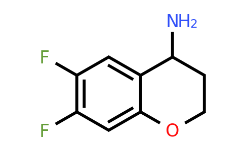 CAS 886762-82-9 | 6,7-Difluoro-chroman-4-ylamine