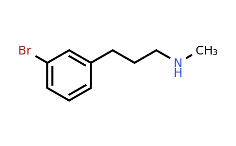 CAS 886763-00-4 | [3-(3-Bromo-phenyl)-propyl]-methyl-amine