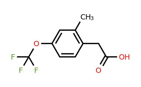 CAS 886763-11-7 | 2-Methyl-4-(trifluoromethoxy)phenylacetic acid