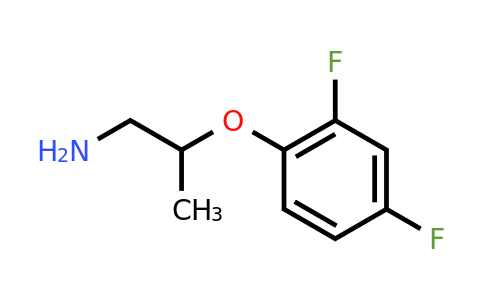 CAS 886763-36-6 | 2-(2,4-Difluoro-phenoxy)-propylamine