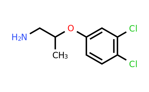 CAS 886763-41-3 | 2-(3,4-Dichloro-phenoxy)-propylamine