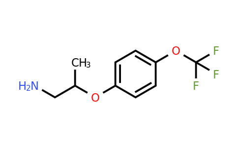 CAS 886763-45-7 | 2-(4-Trifluoromethoxy-phenoxy)-propylamine