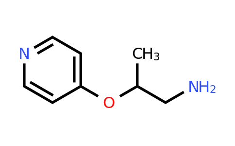 CAS 886763-56-0 | 1-Propanamine, 2-(4-pyridinyloxy)-