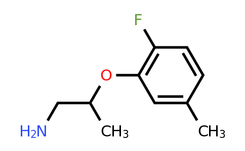 CAS 886763-66-2 | 2-(2-Fluoro-5-methyl-phenoxy)-propylamine