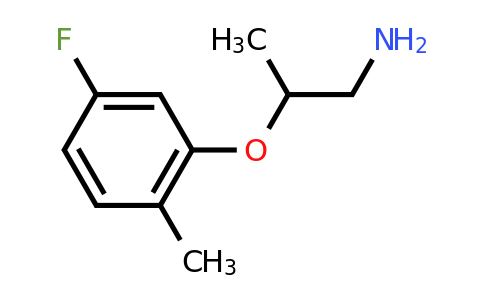 CAS 886763-70-8 | 2-(5-Fluoro-2-methyl-phenoxy)-propylamine