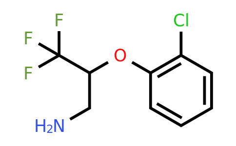 CAS 886763-80-0 | 2-(2-Chloro-phenoxy)-3,3,3-trifluoro-propylamine