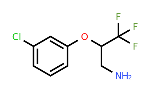 CAS 886763-82-2 | 2-(3-Chloro-phenoxy)-3,3,3-trifluoro-propylamine