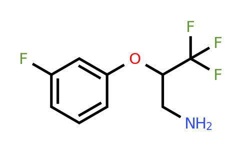 CAS 886763-89-9 | 3,3,3-Trifluoro-2-(3-fluoro-phenoxy)-propylamine
