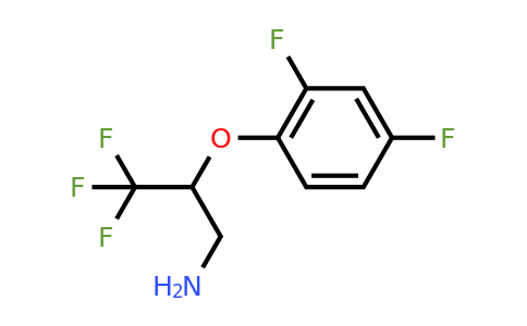 CAS 886764-11-0 | 2-(2,4-Difluoro-phenoxy)-3,3,3-trifluoro-propylamine