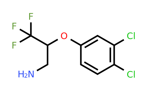 CAS 886764-26-7 | 2-(3,4-Dichloro-phenoxy)-3,3,3-trifluoro-propylamine