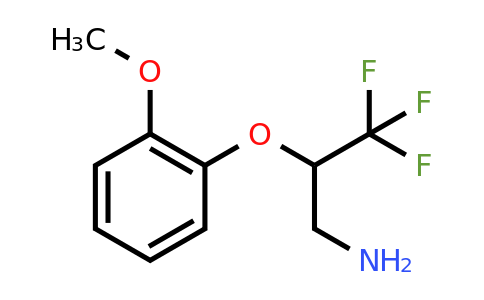 CAS 886764-30-3 | 3,3,3-Trifluoro-2-(2-methoxy-phenoxy)-propylamine