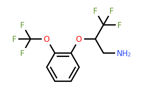 CAS 886764-36-9 | 3,3,3-Trifluoro-2-(2-trifluoromethoxy-phenoxy)-propylamine