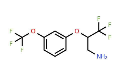 CAS 886764-38-1 | 3,3,3-Trifluoro-2-(3-trifluoromethoxy-phenoxy)-propylamine