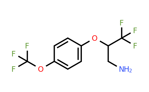 CAS 886764-40-5 | 3,3,3-Trifluoro-2-(4-trifluoromethoxy-phenoxy)-propylamine