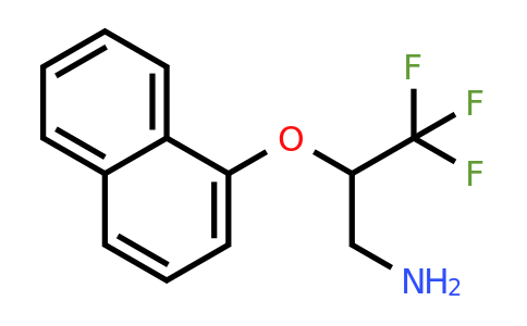 CAS 886764-48-3 | 3,3,3-Trifluoro-2-(naphthalen-1-yloxy)-propylamine