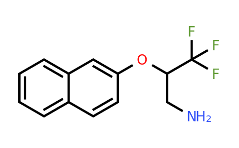 CAS 886764-50-7 | 3,3,3-Trifluoro-2-(naphthalen-2-yloxy)-propylamine