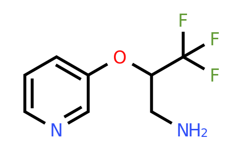 CAS 886764-52-9 | 3,3,3-Trifluoro-2-(pyridin-3-yloxy)-propylamine