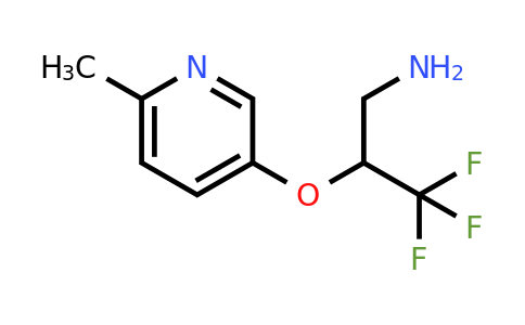 CAS 886764-56-3 | 3,3,3-Trifluoro-2-(6-methyl-pyridin-3-yloxy)-propylamine