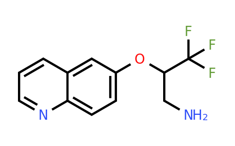 CAS 886764-60-9 | 3,3,3-Trifluoro-2-(quinolin-6-yloxy)-propylamine