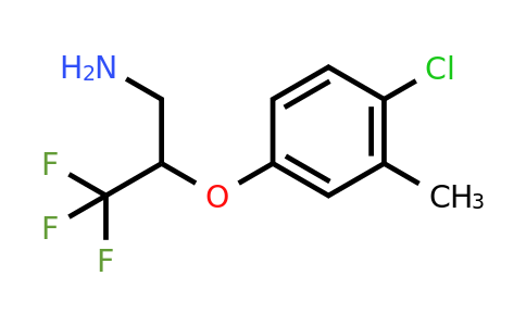 CAS 886764-62-1 | 2-(4-Chloro-3-methyl-phenoxy)-3,3,3-trifluoro-propylamine