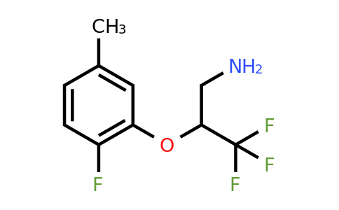 CAS 886764-66-5 | 3,3,3-Trifluoro-2-(2-fluoro-5-methyl-phenoxy)-propylamine