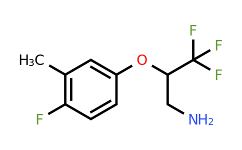 CAS 886764-70-1 | 3,3,3-Trifluoro-2-(4-fluoro-3-methyl-phenoxy)-propylamine