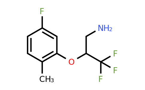 CAS 886764-72-3 | 3,3,3-Trifluoro-2-(5-fluoro-2-methyl-phenoxy)-propylamine