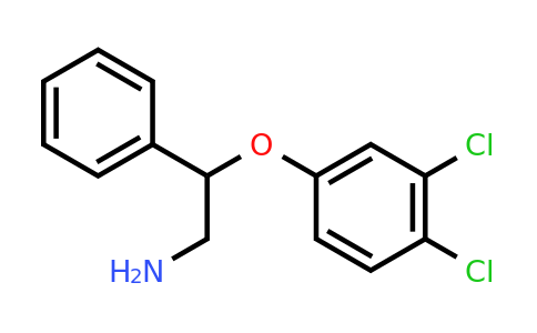 CAS 886765-43-1 | 2-(3,4-Dichloro-phenoxy)-2-phenyl-ethylamine