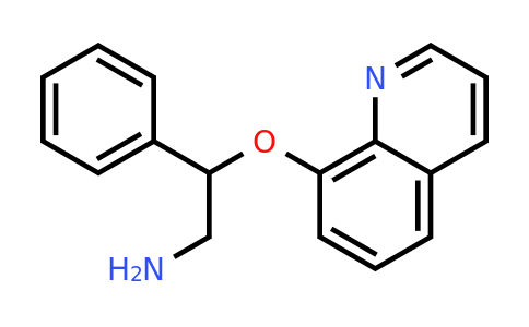 CAS 886765-93-1 | 2-Phenyl-2-(quinolin-8-yloxy)-ethylamine