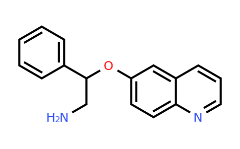 CAS 886765-96-4 | 2-Phenyl-2-(quinolin-6-yloxy)-ethylamine