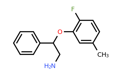 CAS 886766-07-0 | 2-(2-Fluoro-5-methyl-phenoxy)-2-phenyl-ethylamine