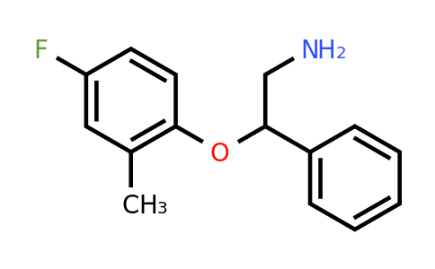 CAS 886766-10-5 | 2-(4-Fluoro-2-methyl-phenoxy)-2-phenyl-ethylamine