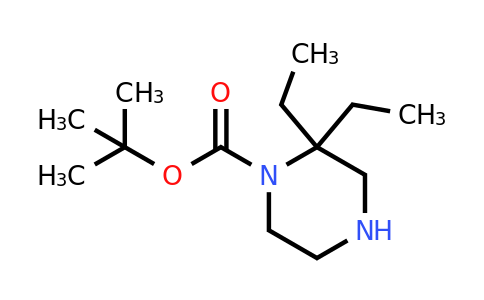 CAS 886766-56-9 | 2,2-Diethyl-piperazine-1-carboxylic acid tert-butyl ester