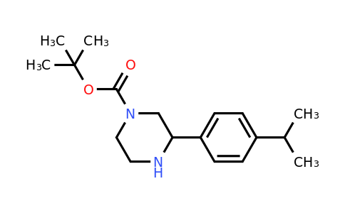 CAS 886766-93-4 | 3-(4-Isopropyl-phenyl)-piperazine-1-carboxylic acid tert-butyl ester