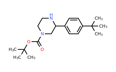 CAS 886767-01-7 | 3-(4-Tert-butyl-phenyl)-piperazine-1-carboxylic acid tert-butyl ester