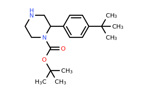 CAS 886767-05-1 | 2-(4-Tert-butyl-phenyl)-piperazine-1-carboxylic acid tert-butyl ester