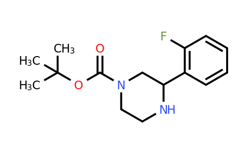 CAS 886767-09-5 | 3-(2-Fluoro-phenyl)-piperazine-1-carboxylic acid tert-butyl ester