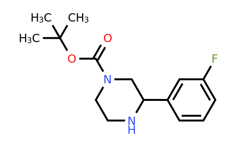 CAS 886767-17-5 | 3-(3-Fluoro-phenyl)-piperazine-1-carboxylic acid tert-butyl ester