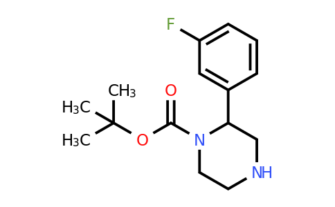 CAS 886767-21-1 | 2-(3-Fluoro-phenyl)-piperazine-1-carboxylic acid tert-butyl ester