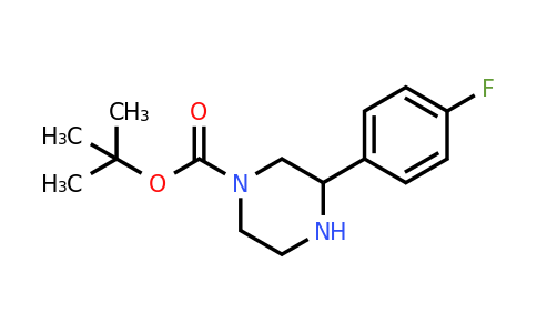 CAS 886767-25-5 | 3-(4-Fluoro-phenyl)-piperazine-1-carboxylic acid tert-butyl ester