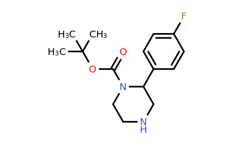 CAS 886767-29-9 | 2-(4-Fluoro-phenyl)-piperazine-1-carboxylic acid tert-butyl ester