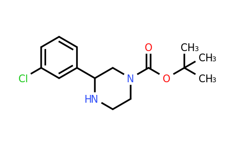 CAS 886767-41-5 | Tert-butyl 3-(3-chlorophenyl)piperazine-1-carboxylate