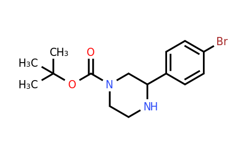 CAS 886767-69-7 | 3-(4-Bromo-phenyl)-piperazine-1-carboxylic acid tert-butyl ester
