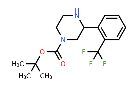CAS 886767-77-7 | 3-(2-Trifluoromethyl-phenyl)-piperazine-1-carboxylic acid tert-butyl ester