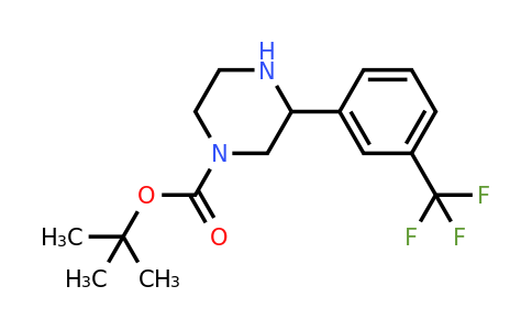 CAS 886767-85-7 | 3-(3-Trifluoromethyl-phenyl)-piperazine-1-carboxylic acid tert-butyl ester
