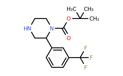 CAS 886767-89-1 | 2-(3-Trifluoromethyl-phenyl)-piperazine-1-carboxylic acid tert-butyl ester