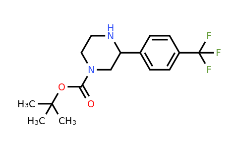 CAS 886767-93-7 | 3-(4-Trifluoromethyl-phenyl)-piperazine-1-carboxylic acid tert-butyl ester