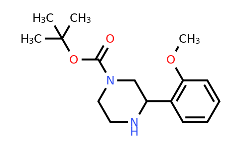 CAS 886768-01-0 | 3-(2-Methoxy-phenyl)-piperazine-1-carboxylic acid tert-butyl ester