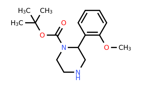 CAS 886768-05-4 | 2-(2-Methoxy-phenyl)-piperazine-1-carboxylic acid tert-butyl ester
