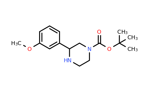 CAS 886768-09-8 | Tert-butyl 3-(3-methoxyphenyl)piperazine-1-carboxylate